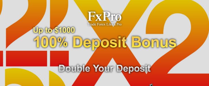 How to get FXPro's 100% Deposit Bonus