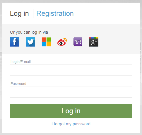 FBS Personal Area Login I for got my password