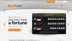 ZuluTrade official website english main page