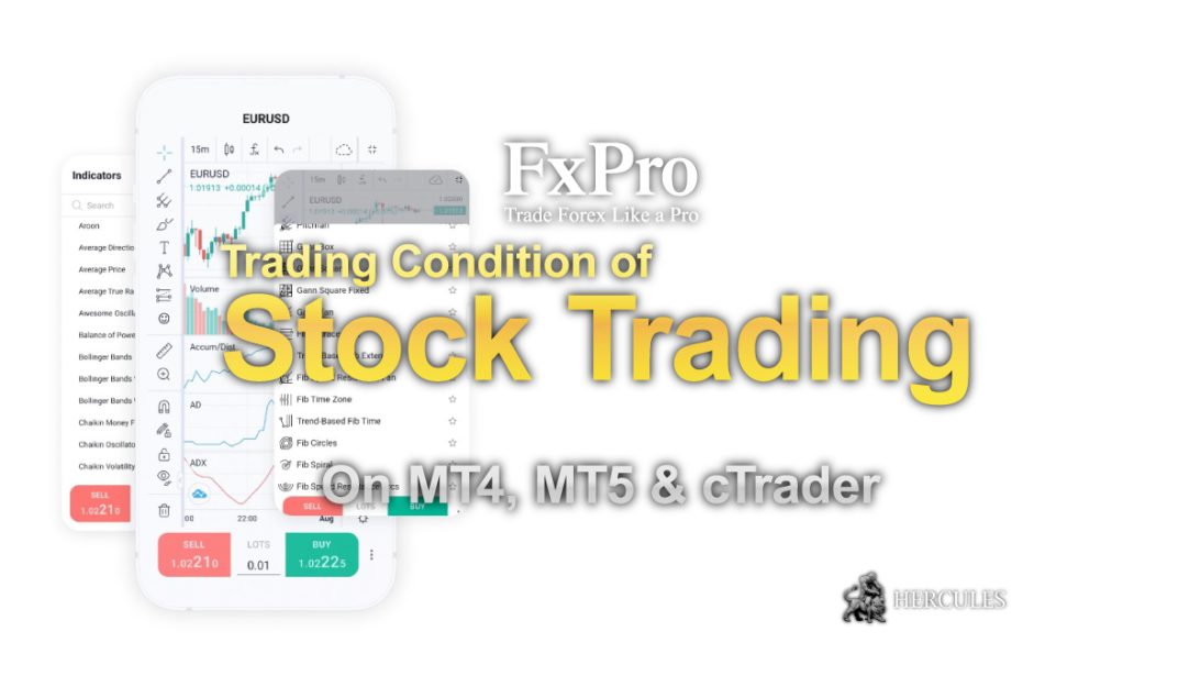 Conditions of Stock (Shares) trading on FXPro MT4, MT5 & cTrader