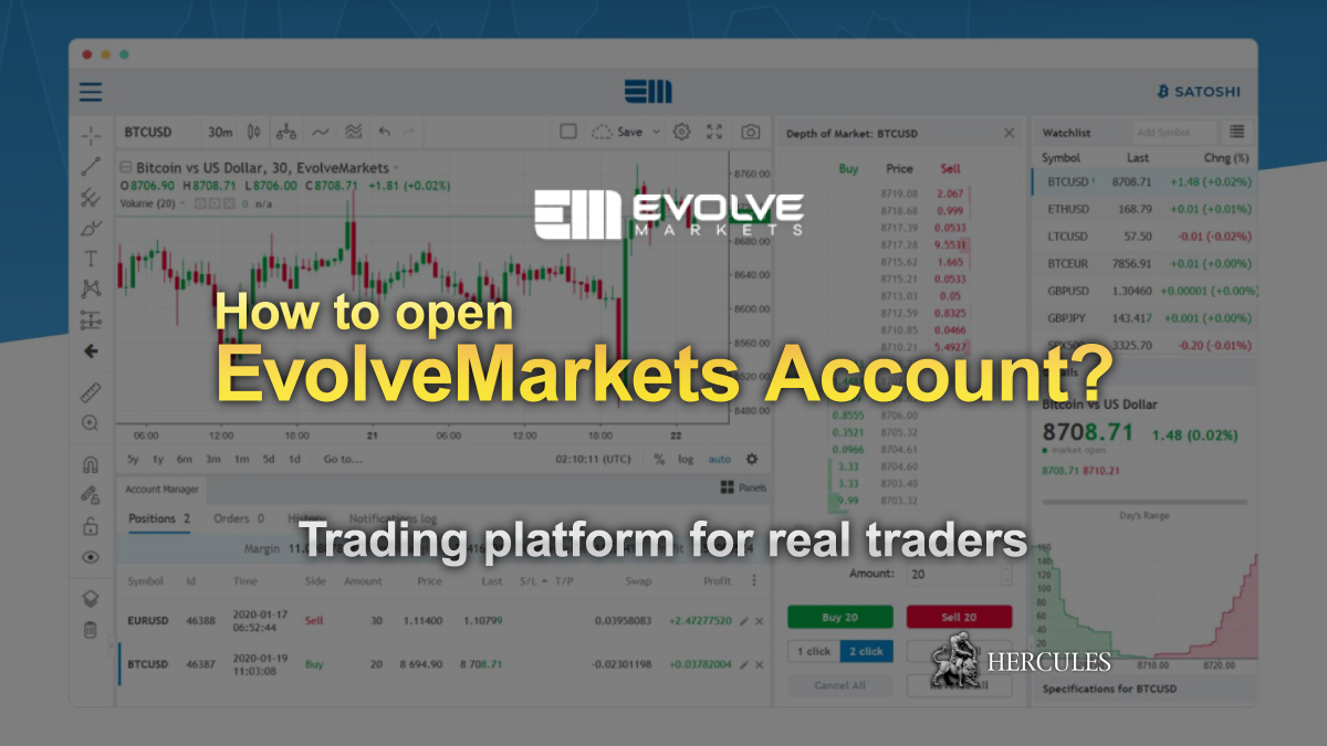 How to open an account with EvolveMarkets MT5 for real traders