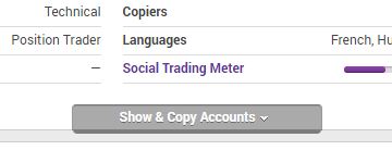 show and copy accounts tradeo social trading