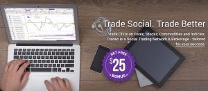 tradeo social copy trading traders signals no deposit bonus promotion