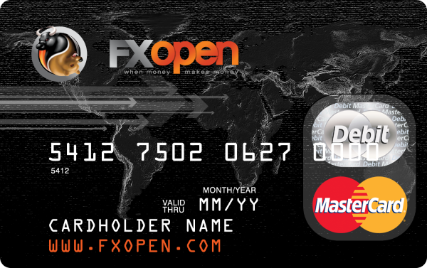 Fxopen Branded Mastercard Is Available For Instant D!   eposits And - 