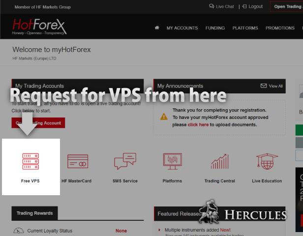 Here Are The Specs Of Hotforex S Vps Service Virtual Private Server - 