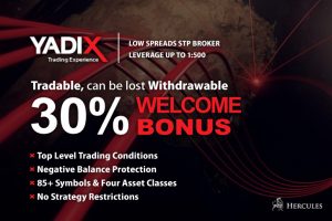 Tradable & Can be Lost: Yadix 30% Deposit Bonus Promotion!