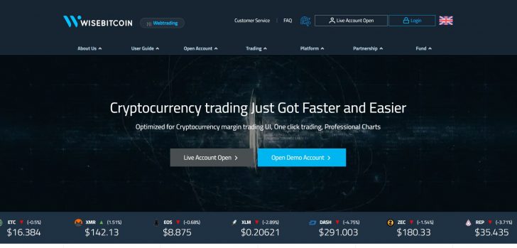 wisebitcoin cryptocurrency exchange official website