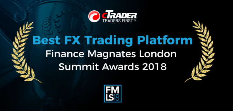 ctrader the Best FX Trading Platform at the London Summit 2018 Awards!