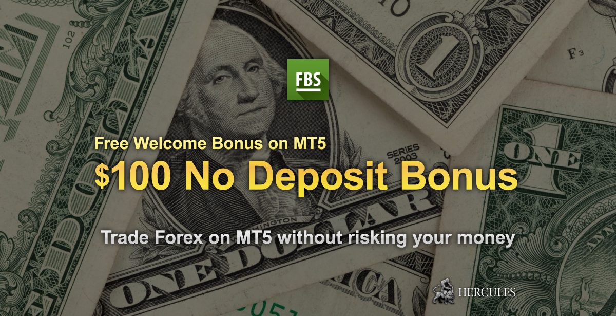 100% Deposit bonus, fbs 100.