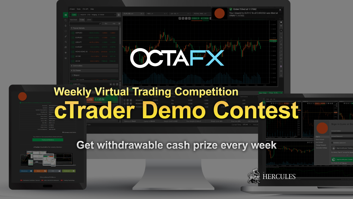 OctaFX cTrader Weekly Demo Trading Contest Trading Contest OctaFX