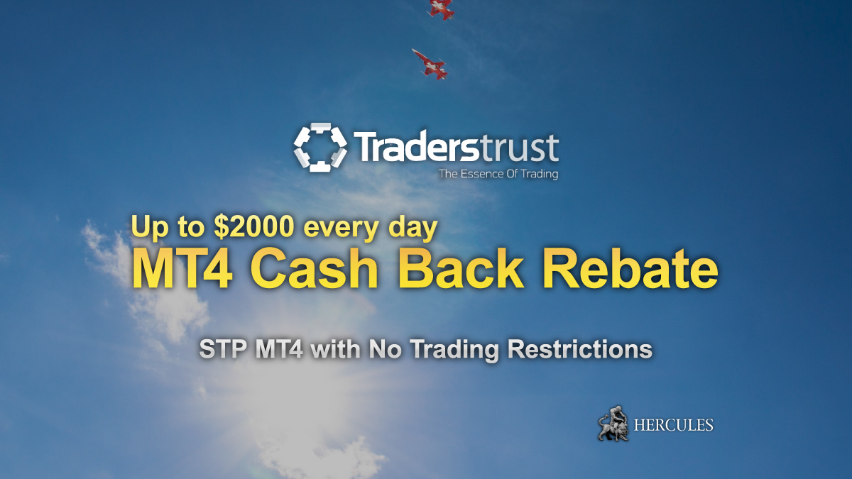 TradersTrust - Traders Trust $2000 Daily Cashback