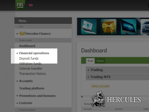 How to open FBS FX MT4 or MT5 account? What are the requirements? | FAQ |  FBS – Hercules.Finance