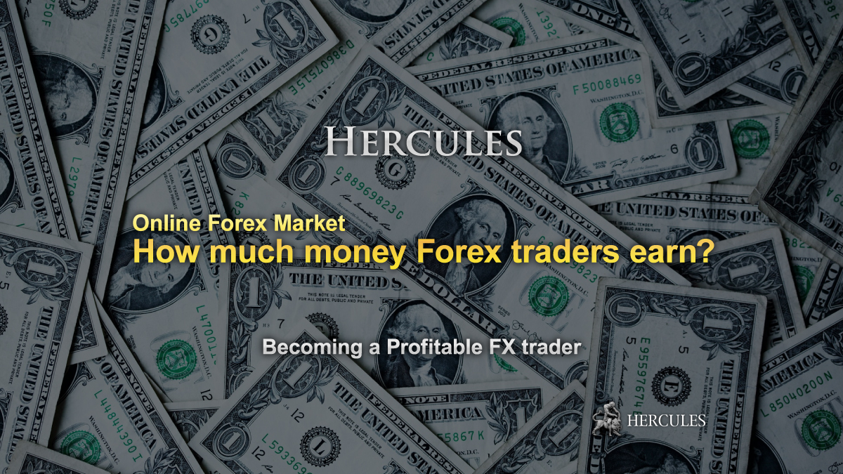 How much a forex trader earn