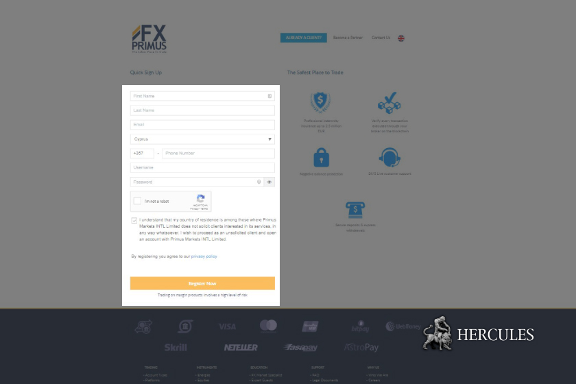 fxprimus-account-opening-online-registration-form