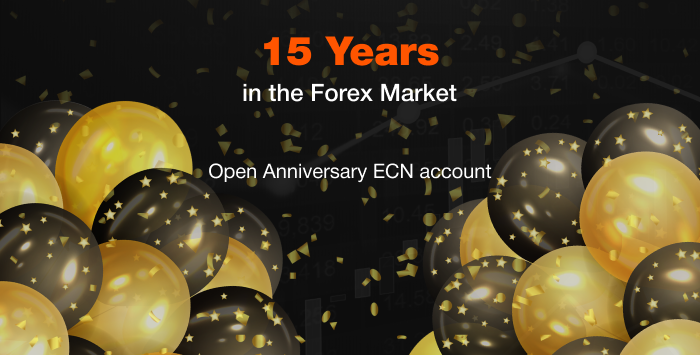 FXOpen are celebrating their 15th anniversary — come join the party!