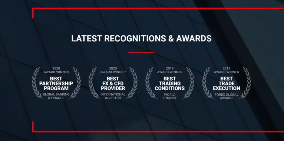 bdswiss recognitions and industry awards