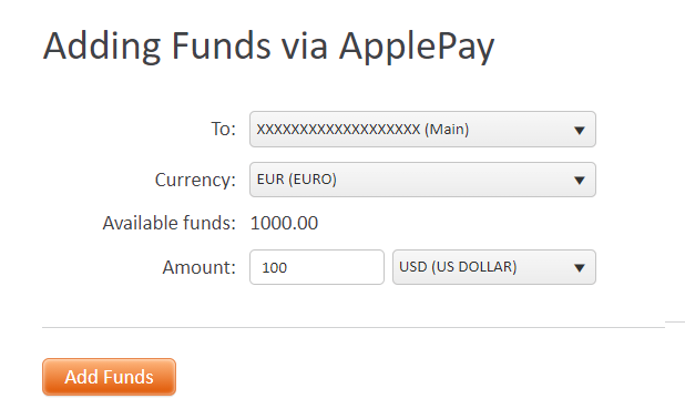 how to make a deposit to fxopen with applypay