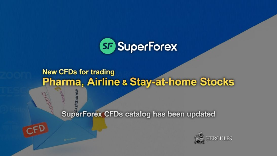 SuperForex-adds-Pharma,-Airline,-and-Stay-at-home-Stocks-for-trading