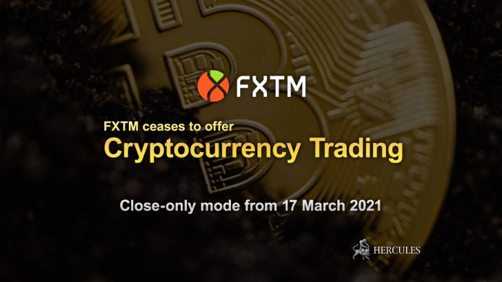 FXTM-stops-to-offer-Cryptocurrency-trading-service