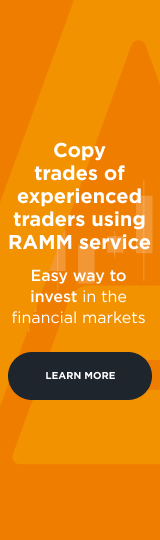 AMarkets Copy trades of experienced traders using RAMM Service