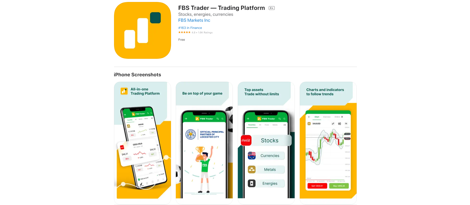 fbs trader mobile app