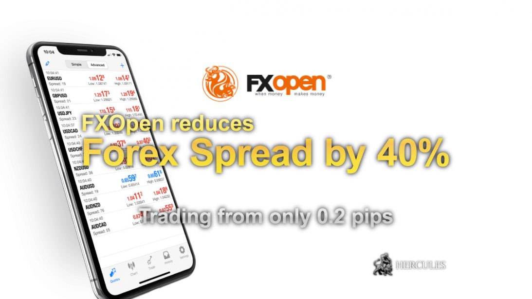 FXOpen-reduces-spread-by-40%---EURUSD-from-0.2-pips