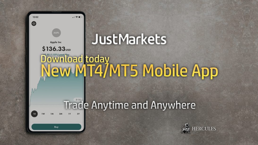 Download updated JustMarkets MT4 and MT5 Mobile App for free