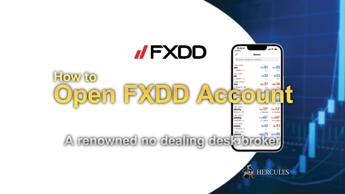 How to sign up and open an FXDD trading account