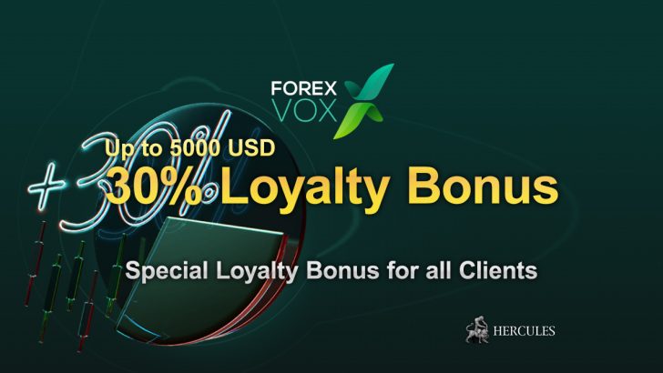 ForexVox 30% Loyalty Bonus