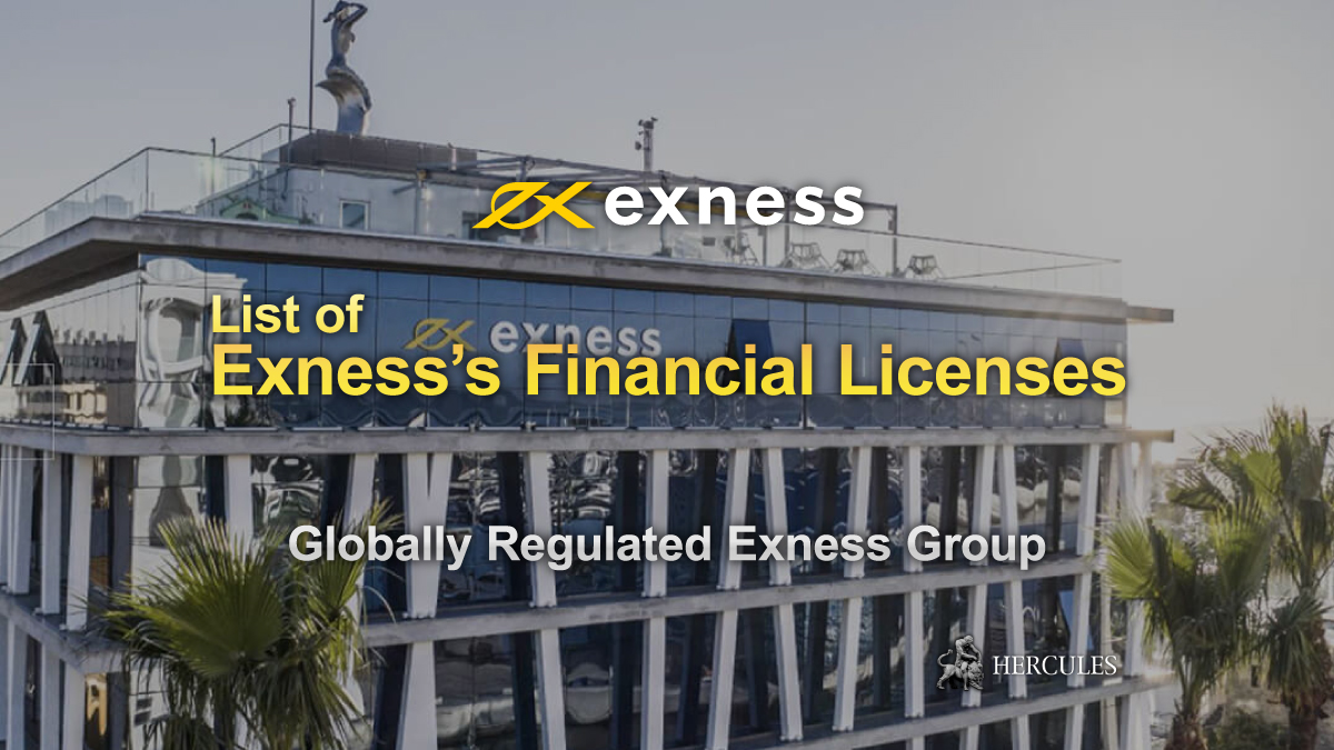List of Exness's financial licenses and regulations