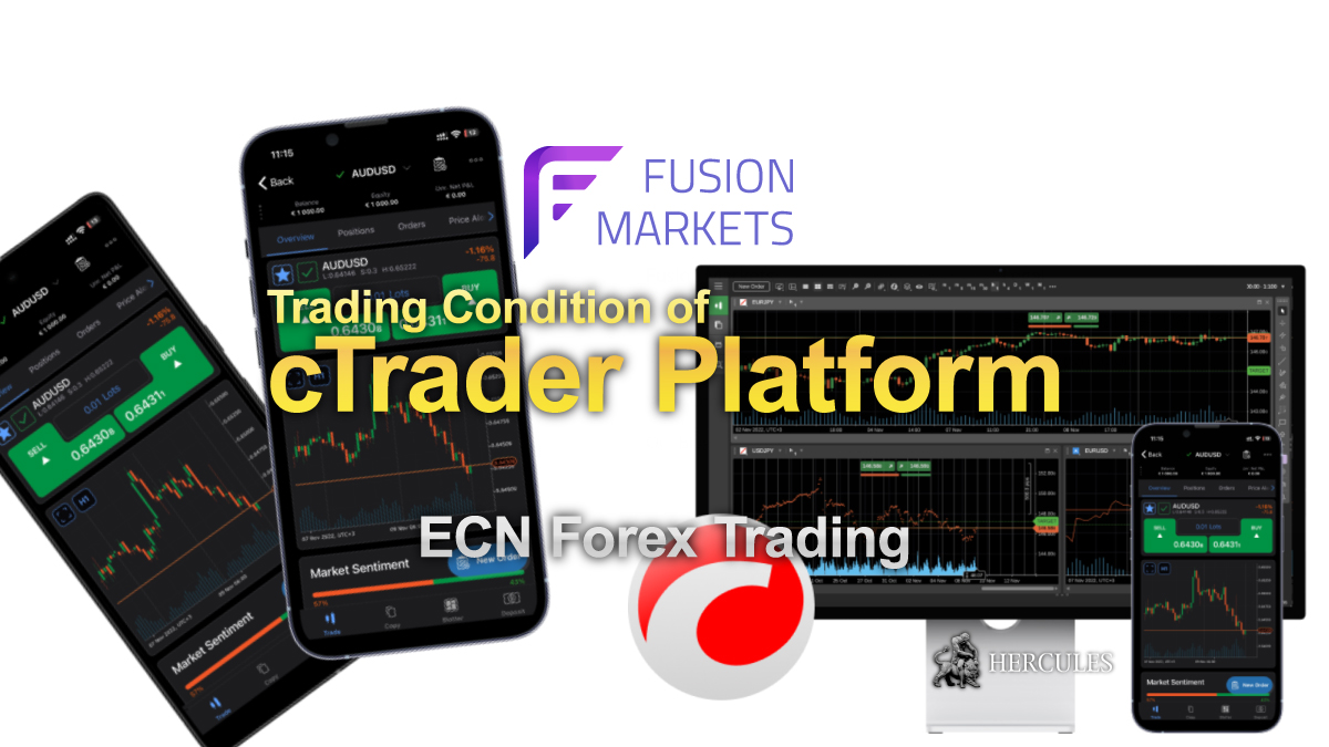 Trading Condition of FusionMarkets cTrader Account Types & Platform Types
