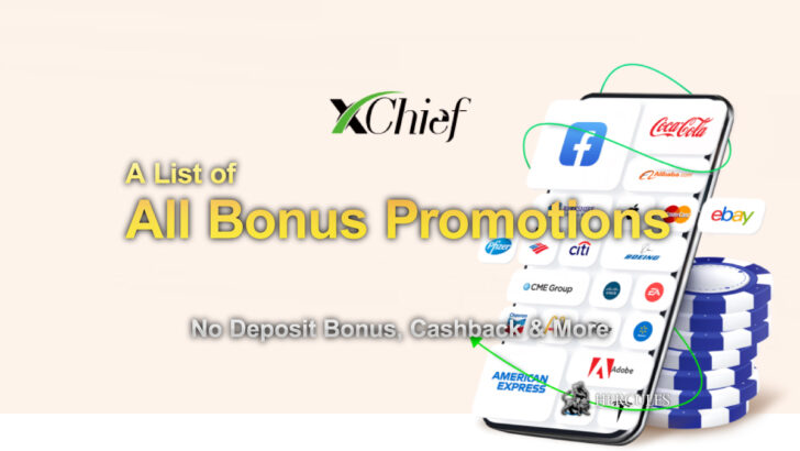 Check out xChief's All Bonus Promotions No Deposit Bonus, Cashback & Loyalty Points