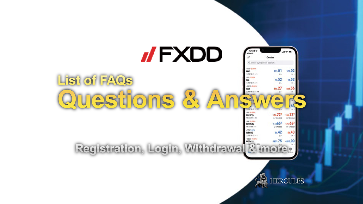 FXDD Questions & Answers Registration, Login, Deposit, Withdrawal and more